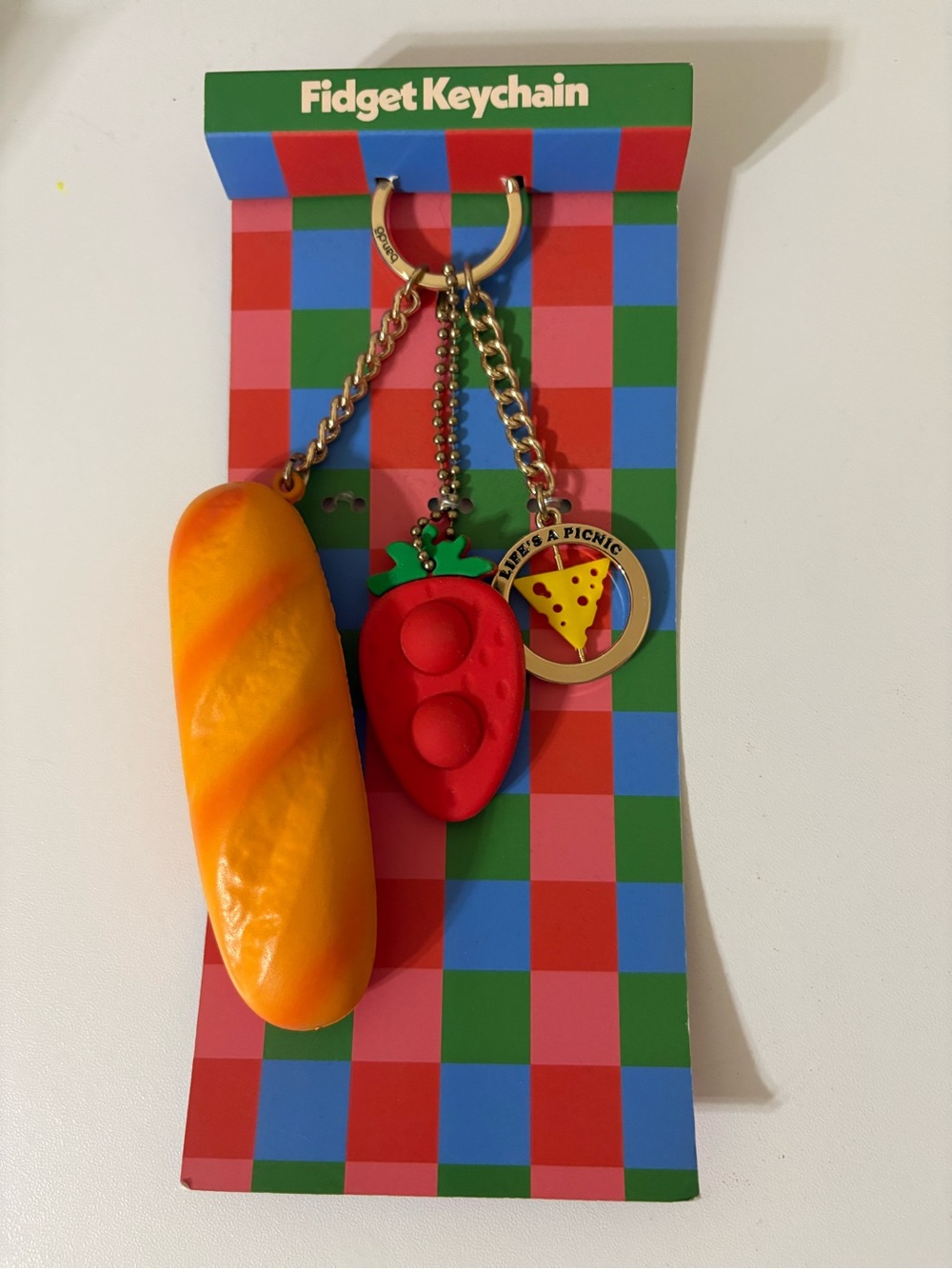 fidget keychain - 3 in 1